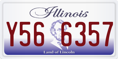 IL license plate Y566357