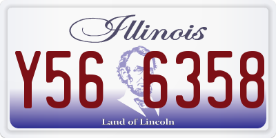 IL license plate Y566358