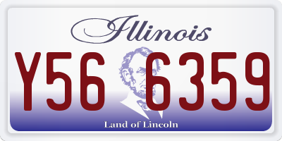 IL license plate Y566359