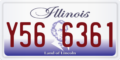 IL license plate Y566361