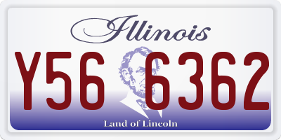 IL license plate Y566362