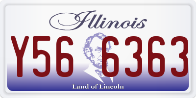 IL license plate Y566363
