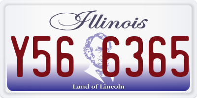 IL license plate Y566365