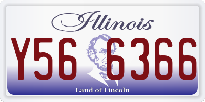 IL license plate Y566366