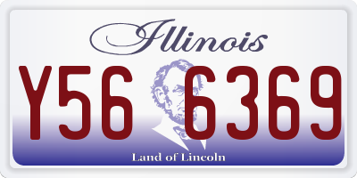 IL license plate Y566369