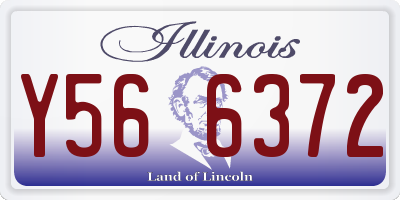 IL license plate Y566372