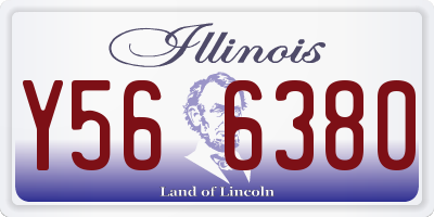 IL license plate Y566380