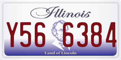 IL license plate Y566384