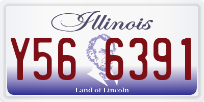 IL license plate Y566391