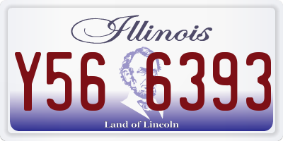 IL license plate Y566393
