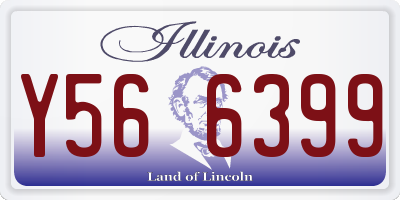 IL license plate Y566399