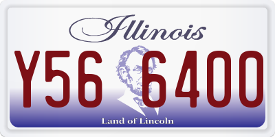 IL license plate Y566400