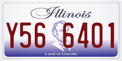 IL license plate Y566401