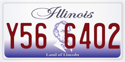 IL license plate Y566402
