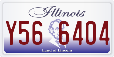 IL license plate Y566404
