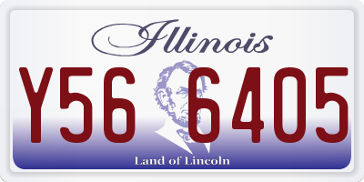 IL license plate Y566405