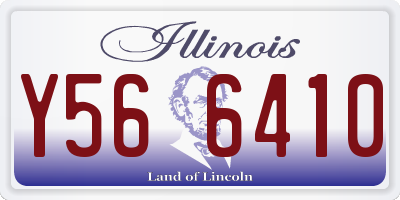 IL license plate Y566410