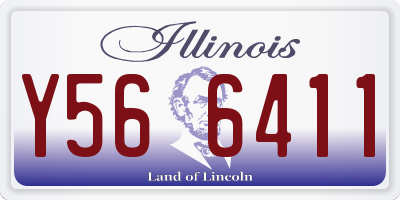 IL license plate Y566411