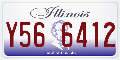 IL license plate Y566412