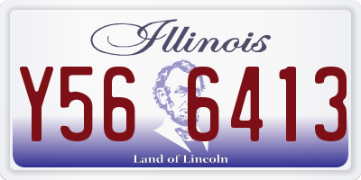 IL license plate Y566413