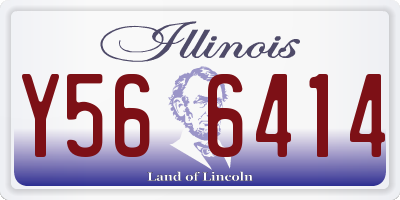IL license plate Y566414