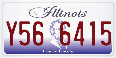 IL license plate Y566415
