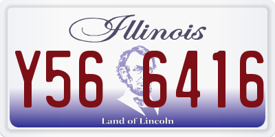 IL license plate Y566416