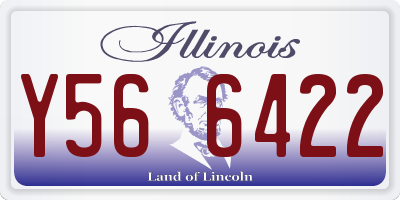 IL license plate Y566422