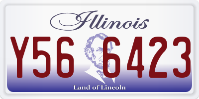 IL license plate Y566423