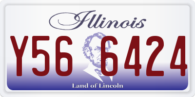 IL license plate Y566424