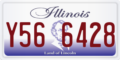 IL license plate Y566428