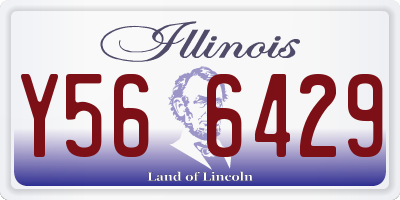 IL license plate Y566429