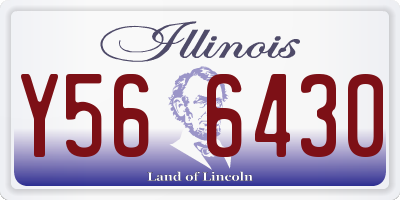 IL license plate Y566430