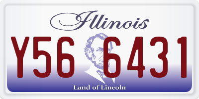 IL license plate Y566431