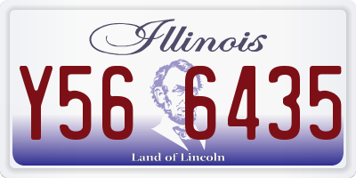 IL license plate Y566435