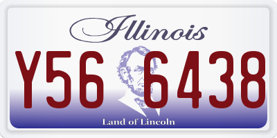 IL license plate Y566438