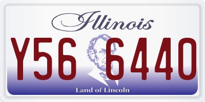 IL license plate Y566440