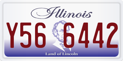 IL license plate Y566442