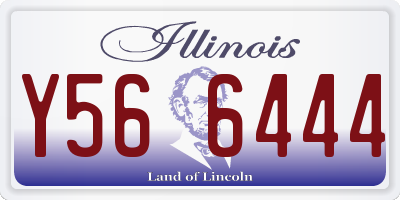 IL license plate Y566444