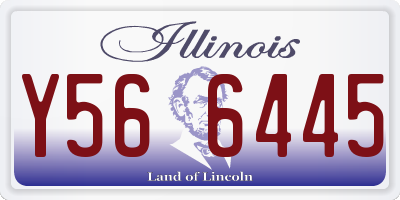 IL license plate Y566445