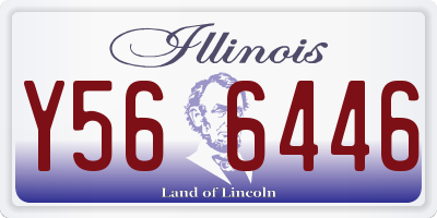 IL license plate Y566446