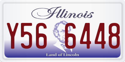 IL license plate Y566448