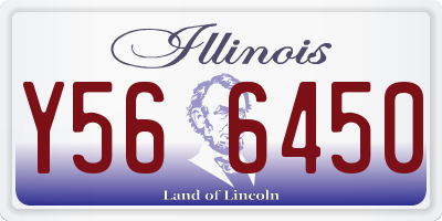 IL license plate Y566450
