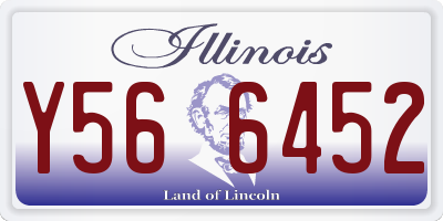 IL license plate Y566452