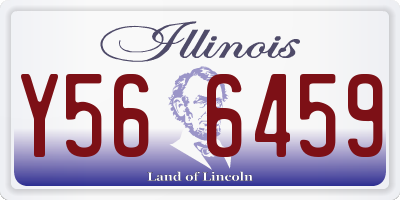 IL license plate Y566459