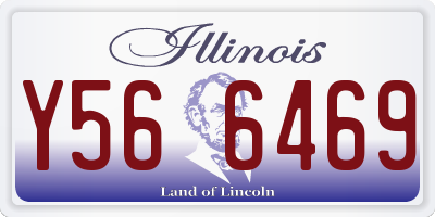 IL license plate Y566469