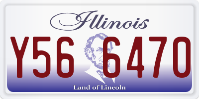 IL license plate Y566470
