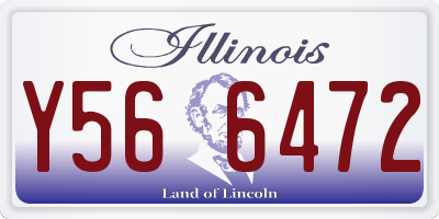 IL license plate Y566472