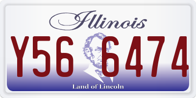 IL license plate Y566474