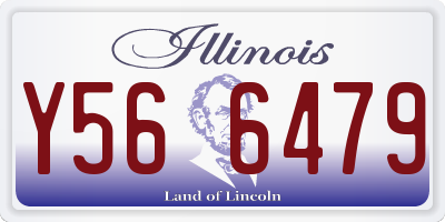 IL license plate Y566479